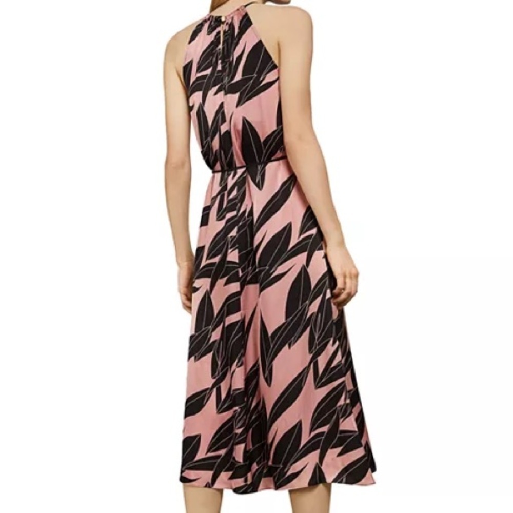 Ted Baker Leahla Sour Cherry Halter Midi Dress viscose summer print 4 TED- 10 US - Picture 4 of 5
